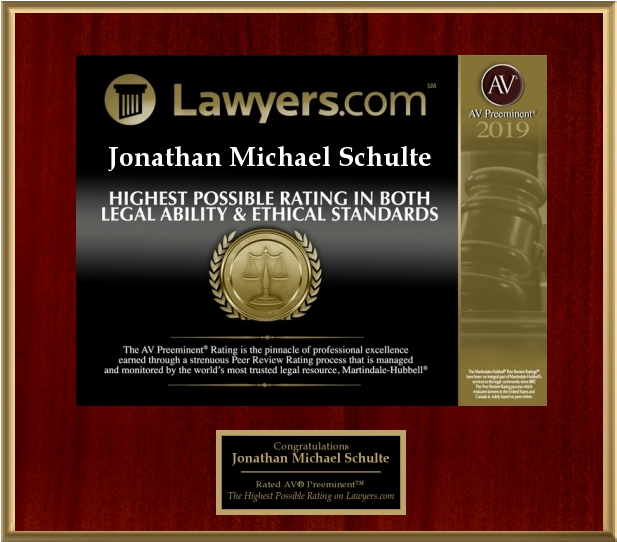 Lawyers.com Highest Possible Rating in Both Legal Ability and Ethical Standards 2019